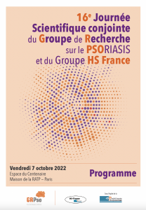 16ème JOURNEE SCIENTIFIQUE ANNUELLE CONJOINTE DU GRPSO ET GROUPE HS FRANCE - 2022